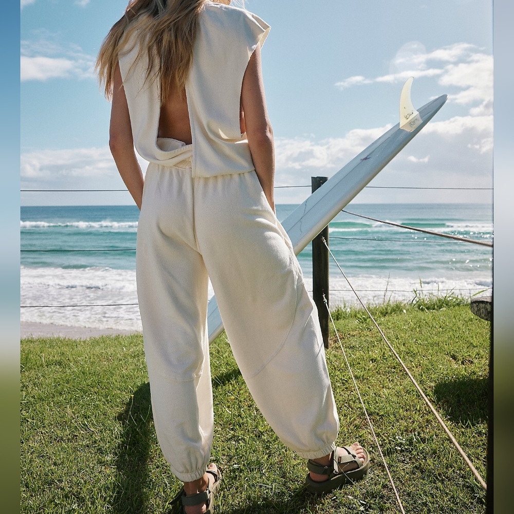 FP Movement Throw And Go Onesie/Sea Salt-Ivory